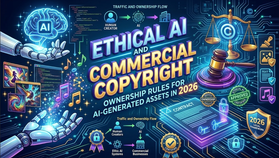 Ethical AI and Commercial Copyright: Ownership Rules for AI-Generated Assets in 2026