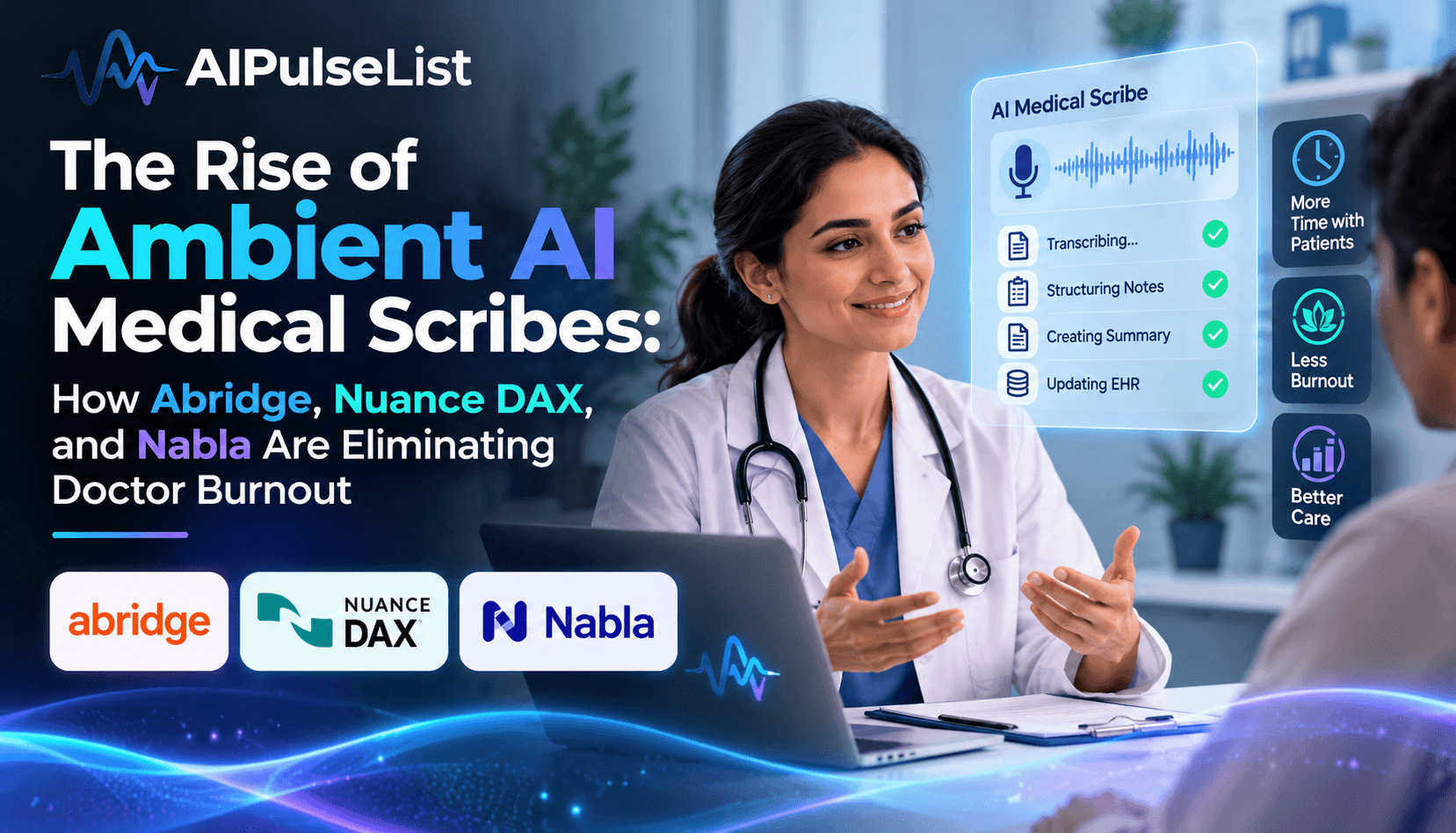The Rise of Ambient AI Medical Scribes: How Abridge, Nuance DAX, and Nabla Are Eliminating Doctor Burnout