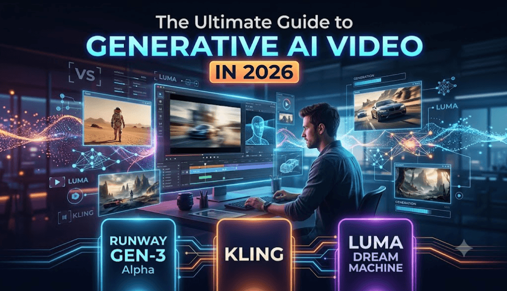 The Ultimate Guide to Generative AI Video in 2026: Runway Gen-3 vs Kling vs Luma Dream Machine